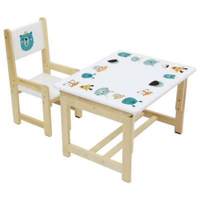 Набор учебный Polini kids Eco 400 SM, белый. Фото №4