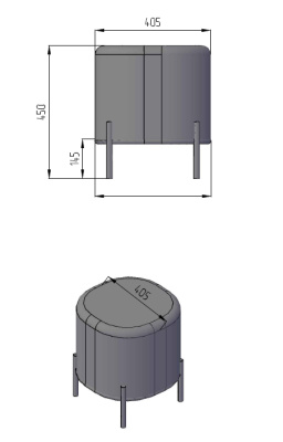 Пуф малый Gawaii Светл серый. Фото №3