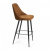 Стул барный KISH (mod. 714) ткань/металл, 50х57х110 см, высота до сиденья 78 см, коричневый barkhat 11/черный (поставляется по 2 шт) фото Стул барный KISH (mod. 714) ткань/металл, 50х57х110 см, высота до сиденья 78 см, коричневый barkhat 11/черный (поставляется по 2 шт). Фото №2