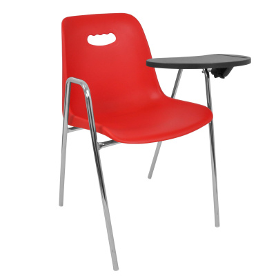 Стул Venezia-4 высокие ножки с подлокотниками + столик TLT каркас хром фото Стул Venezia-4 высокие ножки с подлокотниками + столик TLT каркас хром. Фото №4