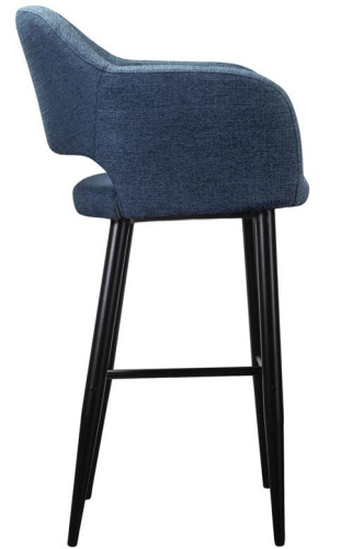 Кресло барное Oscar Сканди БлюАрт/Черный. Фото №5