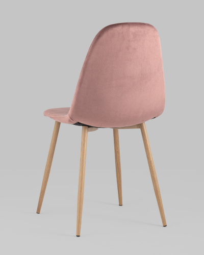 Стул Валенсия велюр пыльно-розовый. Фото №7