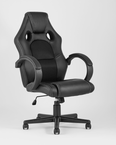 Кресло игровое TopChairs Renegade черное. Фото №5