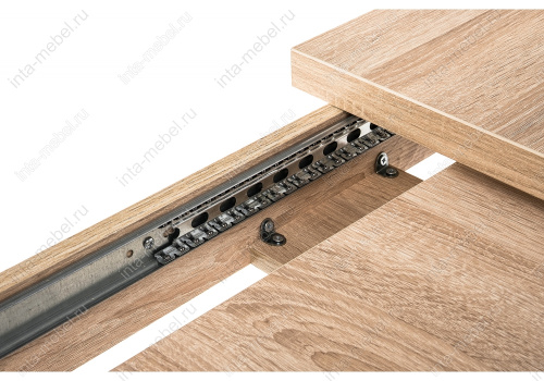 Стол деревянный Оригон сонома / черный матовый. Фото №7