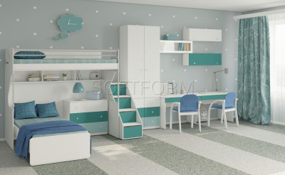 Стол на два рабочих места с ящиками Силуэт. Фото №4