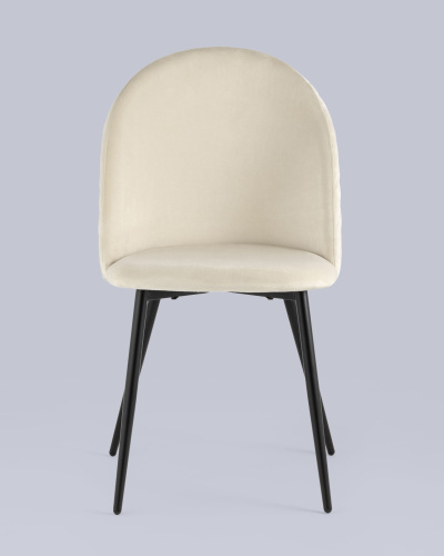 Стул Lilly велюр бежевый. Фото №5