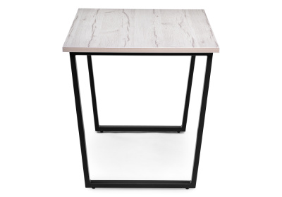 Стол деревянный Лота Лофт 120 25 мм юта / матовый черный. Фото №3