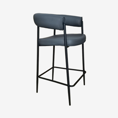 Стул полубарный  Манчестер темно-серый фото Стул полубарный  Манчестер темно-серый. Фото №2