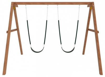 Качели детские Р911-27, коричневый. Фото №4