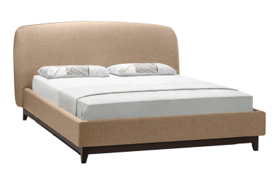 Кровать с ортопедическим основанием и ящиком 1.8 Сканди Лайт_Беж. Фото