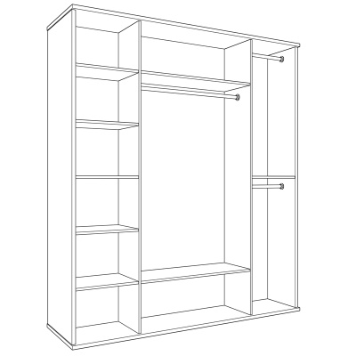 Узкая тумба NORA 3009.7 Blanco mate/Nordico фото Узкая тумба NORA 3009.7 Blanco mate/Nordico. Фото №4