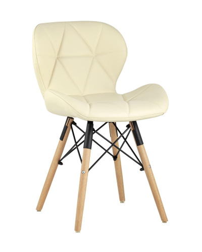 Стул Бон экокожа бежевый. Фото №1