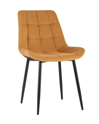 Стул Флекс велюр оранжевый. Фото