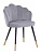 Стул Камилла велюр серый