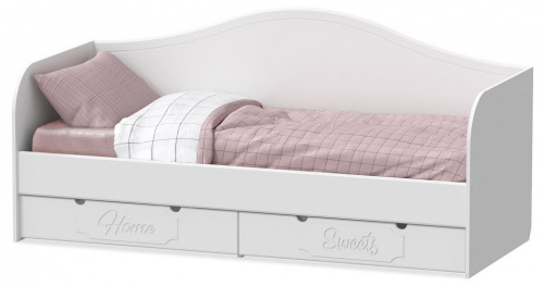 Кровать ДримСтар  белое дерево. Фото №1