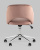 Кресло компьютерное Кларк велюр розовый. Фото №6