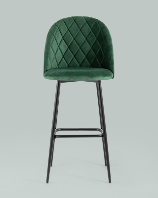 Стул барный Марсель велюр зеленый. Фото №5