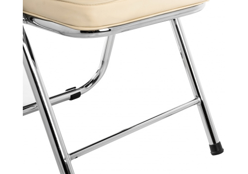 Стул раскладной бежевый. Фото №8