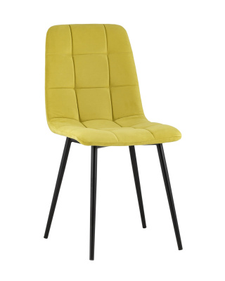 Стул Oliver велюр золотистый. Фото